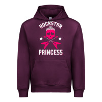 Mauve Wine rockstar Urban Hoodie - ArtChic