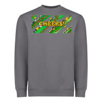 Storm leopar and cowhide with cheers Heavyweight Sweatshirt - AdoDesignShop