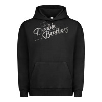 Pigment Black The Doobie Brothers Urban Hoodie - ArtChic