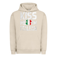 Pigment French Oak Kiss Me I'm Italian Urban Hoodie - ArtChic