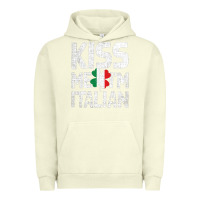 Pigment Pistachio Kiss Me I'm Italian Urban Hoodie - ArtChic