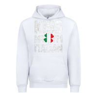 White Kiss Me I'm Italian Urban Hoodie - ArtChic