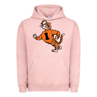 Pigment Salmon Vintage Walking Angry Tiger Idaho State Urban Hoodie - ArtChic