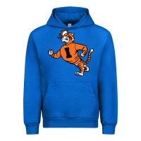 Cobalt Vintage Walking Angry Tiger Idaho State Urban Hoodie - ArtChic