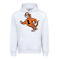 White Vintage Walking Angry Tiger Idaho State Urban Hoodie - ArtChic