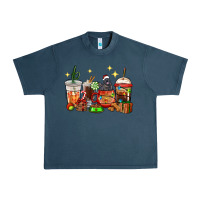 Midnight Navy Christmas coffee cups with Labrador Urban Heavy Tee - RanaPortraitStore