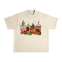 Sandshell Christmas coffee cups with Labrador Urban Heavy Tee - RanaPortraitStore