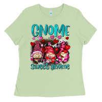 Matcha gnome sweet gnomes olivia Ladies Tee - OliviaCreatesArt