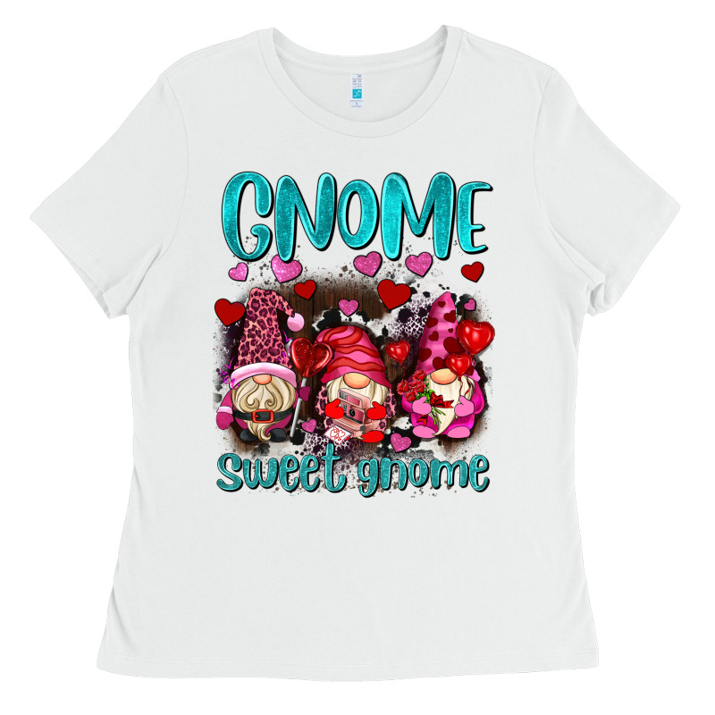 Gnome Sweet Gnomes Olivia Ladies Tee by OliviaCreatesArt | Teevron