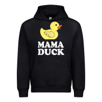 Black mama duck t shirt funny mother bird gift Urban Hoodie - ArtChic
