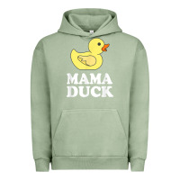 Pigment Oil Green mama duck t shirt funny mother bird gift Urban Hoodie - ArtChic