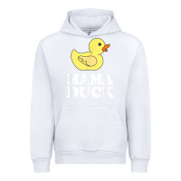 White mama duck t shirt funny mother bird gift Urban Hoodie - ArtChic
