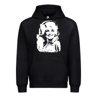 Black dolly parton distressed photo Urban Hoodie - ArtChic