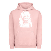 Pigment Salmon dolly parton distressed photo Urban Hoodie - ArtChic