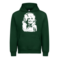 Forest Green dolly parton distressed photo Urban Hoodie - ArtChic