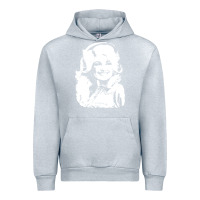 Heather Grey dolly parton distressed photo Urban Hoodie - ArtChic