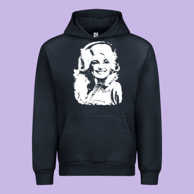 Dolly Parton Distressed Photo Urban Hoodie Designed By Artchic