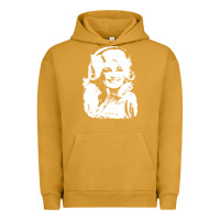 Pigment Peanut Butter dolly parton distressed photo Urban Hoodie - ArtChic
