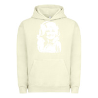 Pigment Pistachio dolly parton distressed photo Urban Hoodie - ArtChic