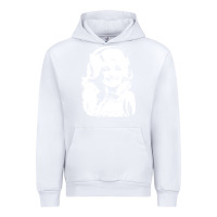 White dolly parton distressed photo Urban Hoodie - ArtChic