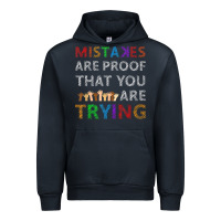 Navy mistakes are proof that you are trying teacher inspirational t shirt Urban Hoodie - StudioElite
