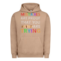 Pigment Burro mistakes are proof that you are trying teacher inspirational t shirt Urban Hoodie - StudioElite
