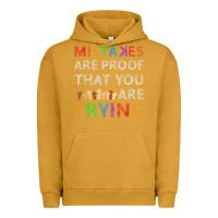 Pigment Peanut Butter mistakes are proof that you are trying teacher inspirational t shirt Urban Hoodie - StudioElite