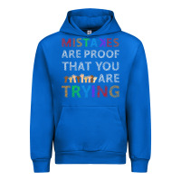 Cobalt mistakes are proof that you are trying teacher inspirational t shirt Urban Hoodie - StudioElite
