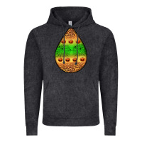 Halloween Pumpkin Teardrop Vintage Hoodie | Teevron