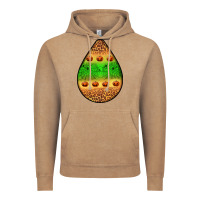 Vintage Coffee halloween pumpkin teardrop Vintage Hoodie - BundleAndBundleShop