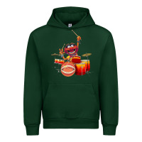 Forest Green The muppets animal drummer Urban Hoodie - StudioElite