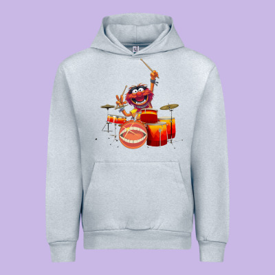 The Muppets Animal Drummer Urban Hoodie Designed By Studioelite