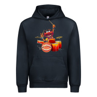 Navy The muppets animal drummer Urban Hoodie - StudioElite