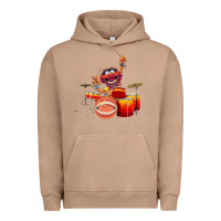 Pigment Burro The muppets animal drummer Urban Hoodie - StudioElite