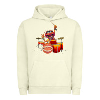 Pigment Pistachio The muppets animal drummer Urban Hoodie - StudioElite