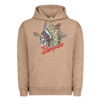 Pigment Burro trust the government skull native american chief native t shirt Urban Hoodie - StudioElite