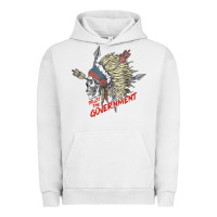 Pigment Lunar Rock trust the government skull native american chief native t shirt Urban Hoodie - StudioElite