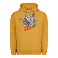 Pigment Peanut Butter trust the government skull native american chief native t shirt Urban Hoodie - StudioElite