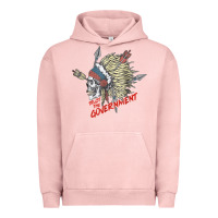 Pigment Salmon trust the government skull native american chief native t shirt Urban Hoodie - StudioElite