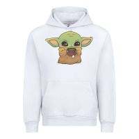 White Baby yoda Urban Hoodie - StudioElite