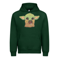 Forest Green Baby yoda Urban Hoodie - StudioElite