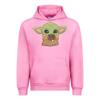 Fuchsia Pink Baby yoda Urban Hoodie - StudioElite