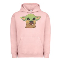Pigment Salmon Baby yoda Urban Hoodie - StudioElite