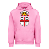 Fuchsia Pink brown university Urban Hoodie - StudioElite