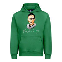 Emerald rbg ruth bader ginsburg feminist t shirt   signature art Urban Hoodie - StudioElite