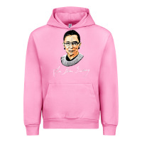 Fuchsia Pink rbg ruth bader ginsburg feminist t shirt   signature art Urban Hoodie - StudioElite