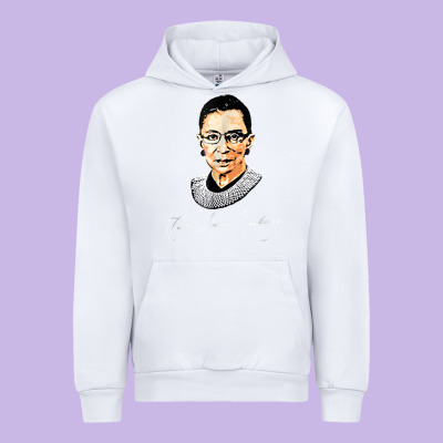 Rbg Ruth Bader Ginsburg Feminist T Shirt   Signature Art Urban Hoodie Designed By Studioelite
