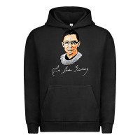 Pigment Black rbg ruth bader ginsburg feminist t shirt   signature art Urban Hoodie - StudioElite