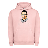 Pigment Salmon rbg ruth bader ginsburg feminist t shirt   signature art Urban Hoodie - StudioElite
