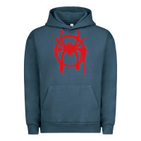 Pigment Midnight Navy Into the Spider-Verse Urban Hoodie - StudioElite